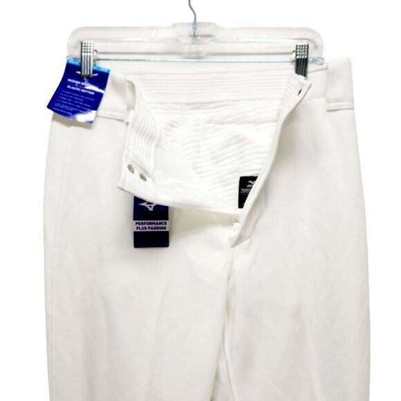 Mizuno Youth Size XX-Large White Baseball Pants Elastic Bottom Durable 32X34 - Picture 11 of 13
